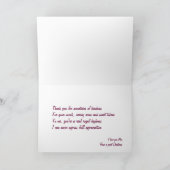 De gelukkige Kaart van de Moeder van Kerstmis (Binnen)