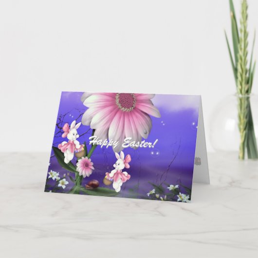 De gelukkige Kaart van de Paashaas (Voorkant)