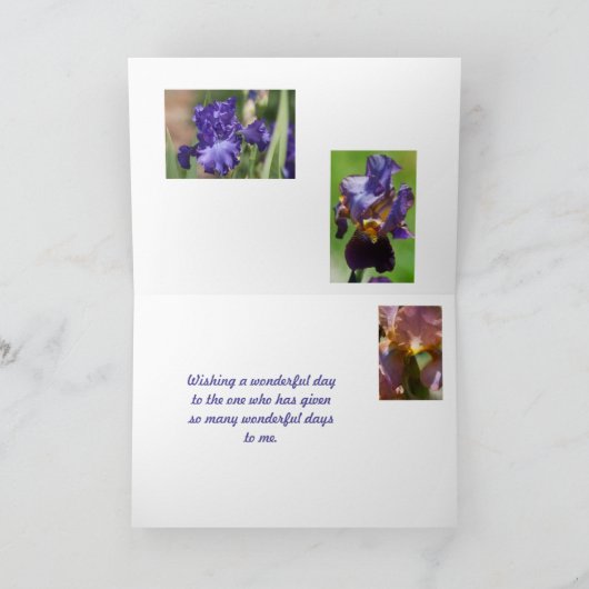 De gelukkige Kaart van de Sjabloon van de Iris van (Binnen)