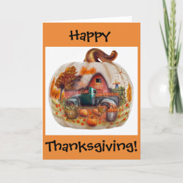 De gelukkige Kaart van de Thanksgiving,