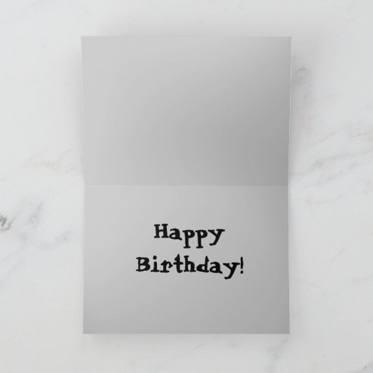 De gelukkige Kaart van de Tijger van de Verjaardag (Binnen)