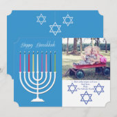 De gelukkige Kaart van de Vakantie van de Foto van (Voorkant / Achterkant)