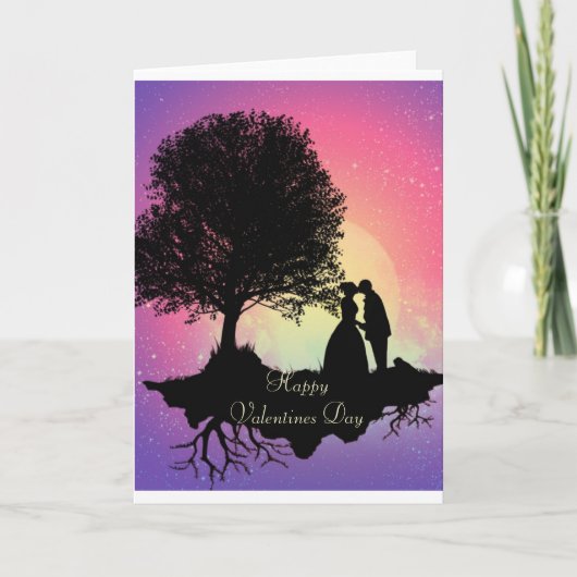 De gelukkige Kaart van de Valentijnsdag (Voorkant)