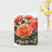 De gelukkige Kaart van de Verjaardag (Gele Bloem)