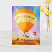 De gelukkige Kaart van de Verjaardag: (Gele Bloem)