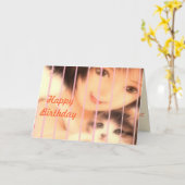 De gelukkige Kaart van de Verjaardag (Gele Bloem)