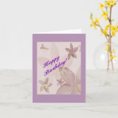 De gelukkige kaart van de Verjaardag (Gele Bloem)