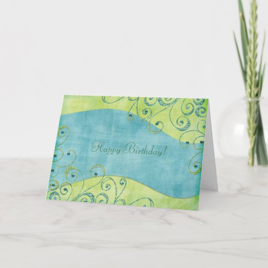 De gelukkige Kaart van de Verjaardag (Voorkant)