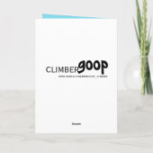 De gelukkige kaart van de Verjaardag (Achterkant)