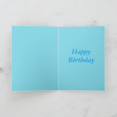 De gelukkige kaart van de Verjaardag (Binnen)