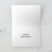 De gelukkige Kaart van de Verjaardag (Binnen)