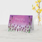 De gelukkige Kaart van de Verjaardag (Gele Bloem)
