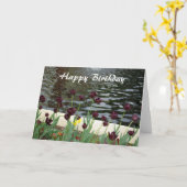 De gelukkige Kaart van de Verjaardag (Gele Bloem)