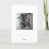 De gelukkige Kaart van de Verjaardag met de (Achterkant)