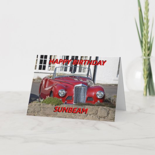 De gelukkige Kaart van de Verjaardag van de (Voorkant)