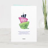 De gelukkige Kaart van de Verjaardag van de Cake (Achterkant)