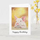 De gelukkige Kaart van de Verjaardag van het (Gele Bloem)