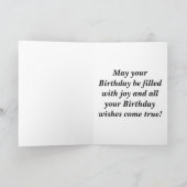 De gelukkige Kaart van de Verjaardag van Yorkshire (Binnen)