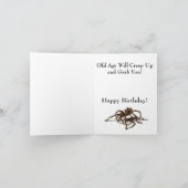 De gelukkige Kaart van de Waarschuwing van de Spin (Binnen)