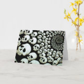 De gelukkige Kaart van de Werveling van de Schedel (Gele Bloem)