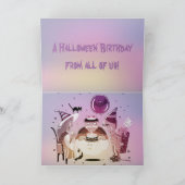 De gelukkige kaart van Frankie van de Verjaardag (Binnen)