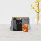 De gelukkige Kaart van Halloween (Gele Bloem)