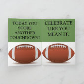 De gelukkige Kaart van het Football van de (Binnen)