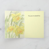 De gelukkige Kaart van het Konijn van de Gele (Binnen)