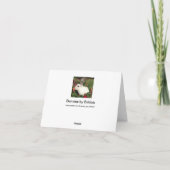 De gelukkige Kaart van het Konijntje van het (Achterkant)