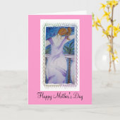 De gelukkige Kaart van het Moederdag (Gele Bloem)