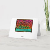 De gelukkige Kaart van het Moederdag (Achterkant)