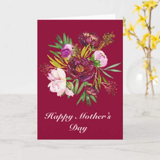 De gelukkige Kaart van het Moederdag (Gele Bloem)