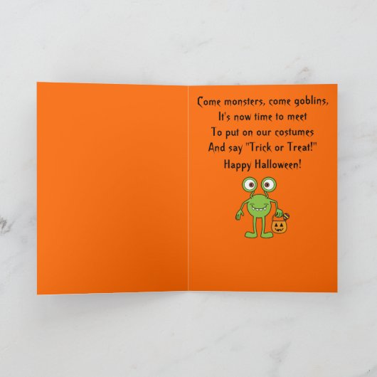 De gelukkige Kaart van het Monster van de (Binnen)