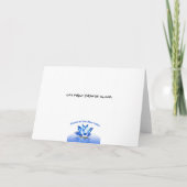 De Gelukkige Kaart van het Paard van Tibet (Achterkant)