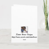 De gelukkige kaart van het Puppy van Pitbull van (Achterkant)