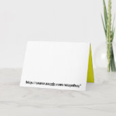 De gelukkige Kaart van Pasen (Achterkant)