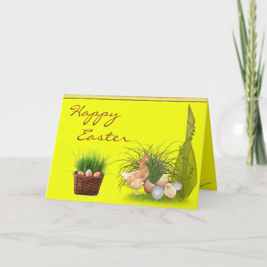 De gelukkige Kaart van Pasen (Voorkant)