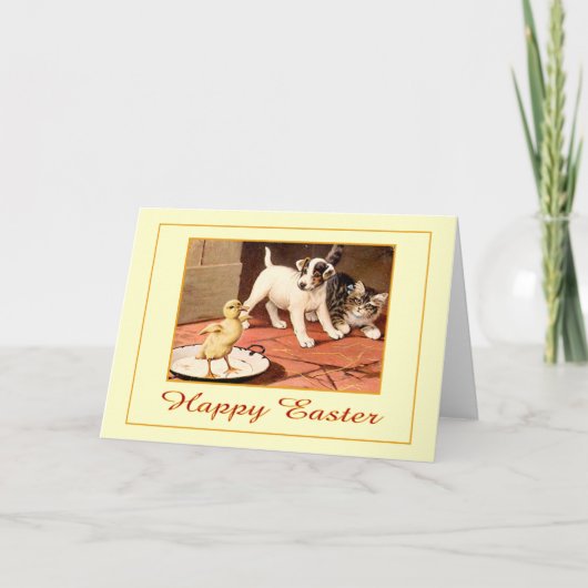 De gelukkige Kaart van Pasen (Voorkant)