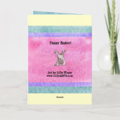 De gelukkige Kaart van Pasen (Achterkant)