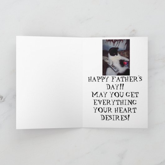 DE GELUKKIGE KAART VAN VADERDAG (Binnen)