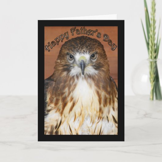 De gelukkige Kaart van Vaderdag met Rode De steel (Voorkant)