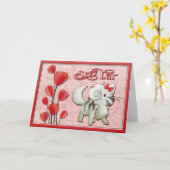 De gelukkige Kaart van verjaardag-Sto Lat (Gele Bloem)