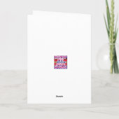 De gelukkige Kaarten van de Valentijnsdag om de (Achterkant)