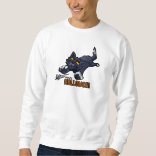 De gelukkige Kat die van Halloween Muis Trui