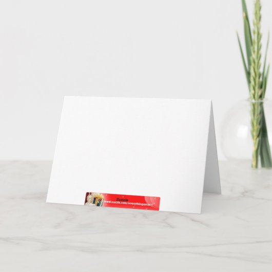 De Gelukkige Kerstkaart van het rendier Feestdagen Kaart (Achterkant)