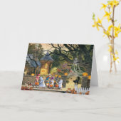 De gelukkige Kinderen van Halloween Kaart (Gele Bloem)