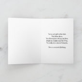 De gelukkige Kleinzoon van de Verjaardag, Jongen Kaart (Binnen)