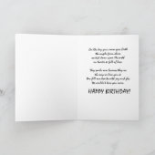 De gelukkige Kleinzoon van de Verjaardag Kaart (Binnen)