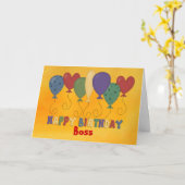 De gelukkige Kleurrijke Werkgever van de Kaart (Gele Bloem)