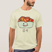 De gelukkige Kom van Kimchi Kimchee - het T-shirt (Voorkant)